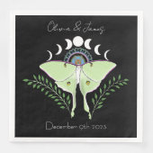 Serviette En Papier Phases Luna Moth Moon (Devant)