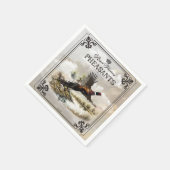 Serviette En Papier Phéasants, Chasse royale (Coin)