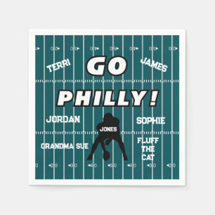 Serviette En Papier Philadelphie Football Fan Papier Napkin