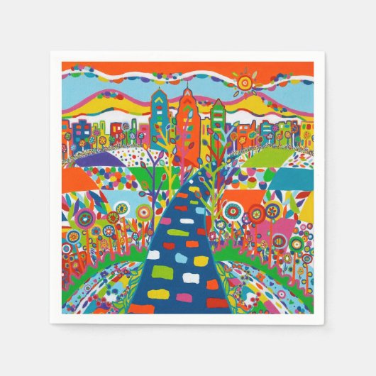 Serviette En Papier Philadelphie, Papier PA serviettes (Devant)