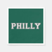 Serviette En Papier Philadelphie Pennsylvanie (Devant)