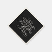 Serviette En Papier Philippiens 3.14 Verse de la Bible (Coin)