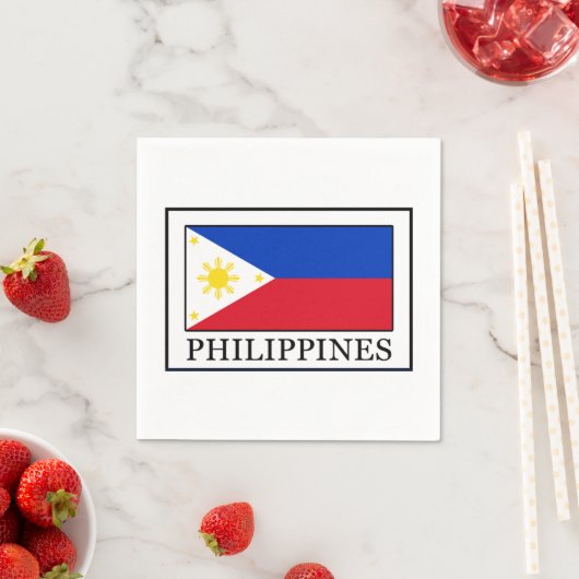 Serviette En Papier Philippines (En situation)