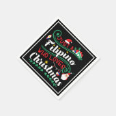 Serviette En Papier Philippines - Les Philippins qui aiment Noël (Coin)