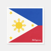 Serviette En Papier Philippines & Philippine Flag party mode / sport (Devant)