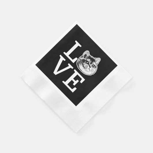 Serviette En Papier Philly Love Cat (Coin)
