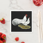 Serviette En Papier Phoenix : Paire blanche (En situation)