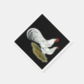 Serviette En Papier Phoenix : Paire blanche (Coin)