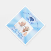 Serviette En Papier Photo 65e anniversaire du Mariage serviettes, Sapp (Coin)