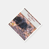 Serviette En Papier Photo Cat (Coin)