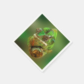 Serviette En Papier Photo Chameleon (Coin)
