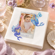Photo d'anniversaire de première année de sirène