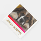 Serviette En Papier Photo de l'animal (Coin)