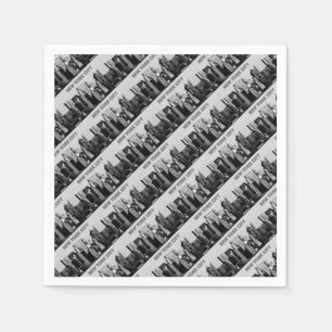 Serviette En Papier Photo de Lower Manhattan de New York City pro