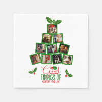 Photo de Noël vert personnalisé