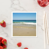 Serviette En Papier Photo de plage (En situation)