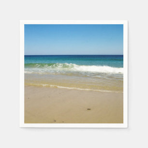 Serviette En Papier Photo de plage