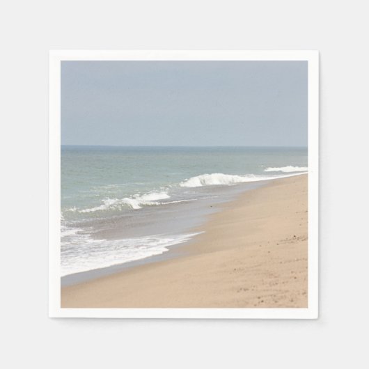 Serviette En Papier Photo de plage (Devant)