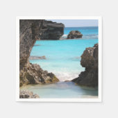Serviette En Papier Photo de Tropical Island Coast & Sea (Devant)