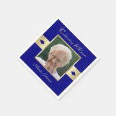 Serviette En Papier Photo du 100e anniversaire de la fête sur papier b (Coin)