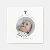 Serviette En Papier Photo du baptême (Devant)