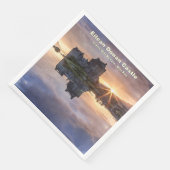 Serviette En Papier Photo du château Eilean Donan de MacKenzie MacRae (Coin)