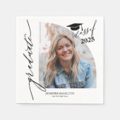 Serviette En Papier Photo du Graduate Party (Devant)