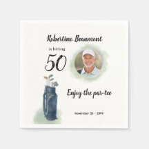 Photo élégant sur le thème de golf pour les 50 ans