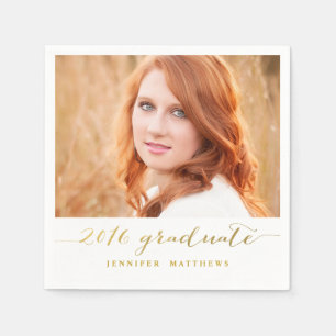 Serviette En Papier Photo Faux Gold Foil   Serviettes Papier Graduel