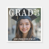 Serviette En Papier Photo Graduation Party (Devant)