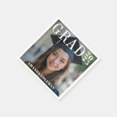 Serviette En Papier Photo Graduation Party (Coin)