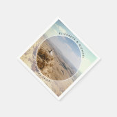 Serviette En Papier Photo Mariage de mariée et de chambre élégante (Coin)