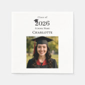 Serviette En Papier Photo modern Graduation Party (Devant)