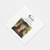 Serviette En Papier Photo modern Graduation Party luncheon (Coin)