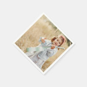 Serviette En Papier Photo personnalisée (Coin)