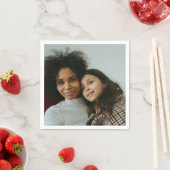 Serviette En Papier Photo personnalisée (En situation)