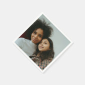 Serviette En Papier Photo personnalisée (Coin)