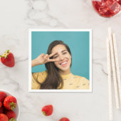 Serviette En Papier Photo personnalisée amusante (En situation)