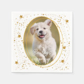 Serviette En Papier Photo personnalisée Chien animal de compagnie Anni (Devant)