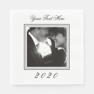 Serviette En Papier Photo personnalisée Naples d'anniversaire