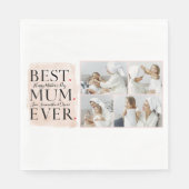 Serviette En Papier Photo Pink Happy Mothers Day (Devant)