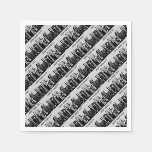 Serviette En Papier Photo Pro de New York City Lower Manhattan (Devant)