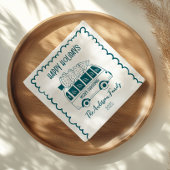 Serviette En Papier Photo Whimsical Quirky Doodle Holiday