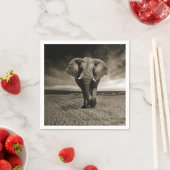 Serviette En Papier Photo Wildlife Bull Elephant (En situation)
