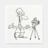 Serviette En Papier Photographe (Devant)