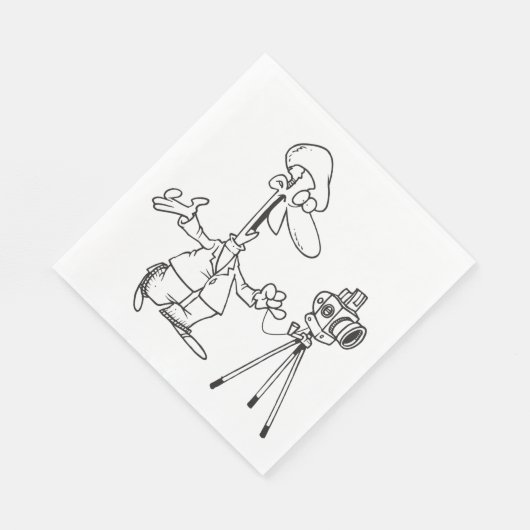 Serviette En Papier Photographe (Coin)