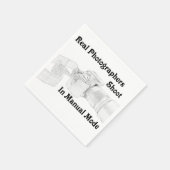 Serviette En Papier Photographes réels (Coin)