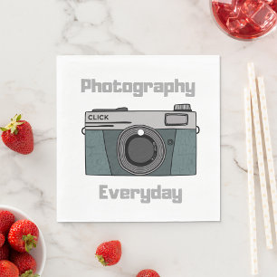 Serviette En Papier Photographie Caméra de tous les jours Photo Napkin