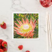 Serviette En Papier Photographie de fleurs australiennes de Protea (En situation)