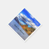 Serviette En Papier Photographie panoramique du Devil's Lake, Wisconsi (Coin)